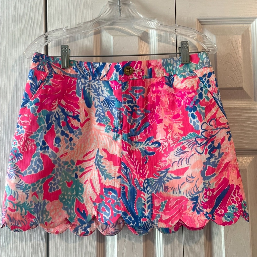 Lilly Pulitzer Colette Scallop Hem Skort